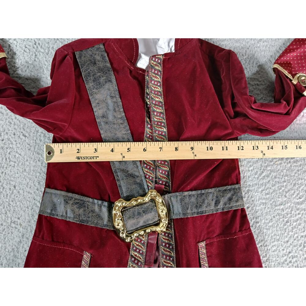 Disney Captain Hook Costume Size 4 Toddler Jacket, Pants, Shoe Covers Peter Pan - Picture 4 of 15